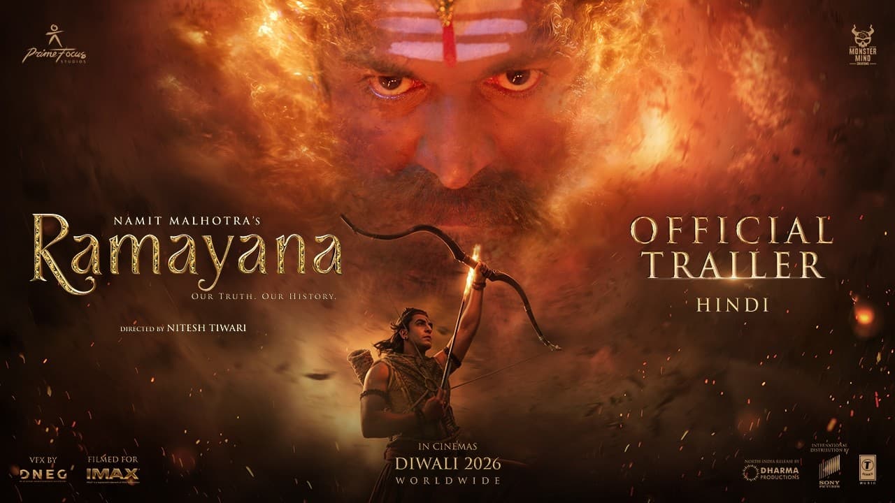 映画「Ramayana」公式トレーラー公開、2026年ディワーリに上映予定