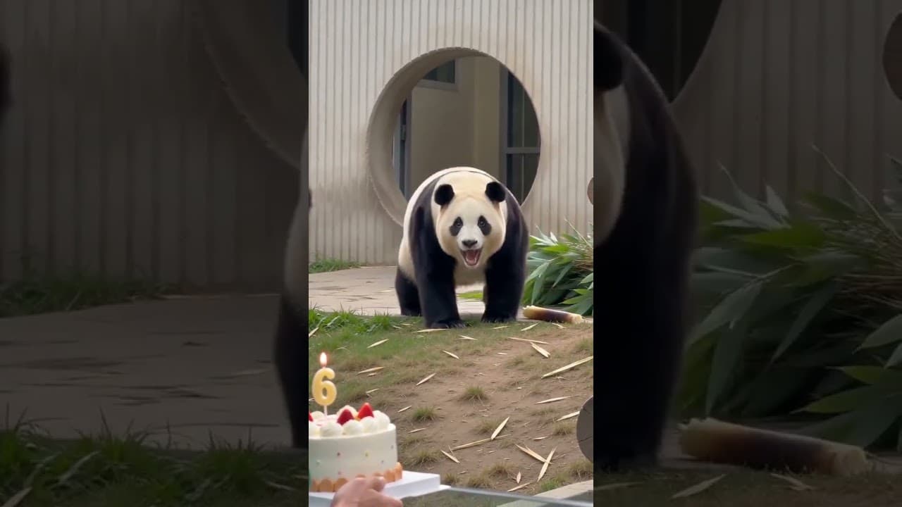 手作りケーキを携え四川へ！福宝の誕生日を祝う感動の旅